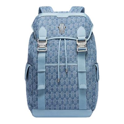 安踏凯里·欧文系列丨欧文背包牛仔老花丹宁风双肩包大容量男书包