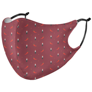 马龙鼠防尘口罩女冬季防寒保暖透气韩版个性潮款印花明星同款防风