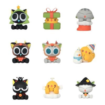 正版罗小黑冬季系列圣诞盲盒手办