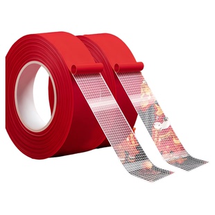 网格双面胶不留痕高粘度门对强力固定贴粘地毯春联对联专用防水