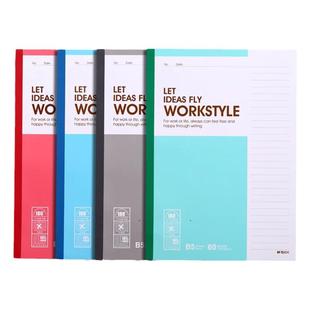 晨光A5笔记本简约A4记事本子加厚办公笔记会议学生文具记事本练习本mg日记本notebook工作软抄记录本专用