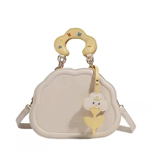 包包女2025新款可爱奶油云朵包夏季百搭手提包小众设计单肩斜挎包