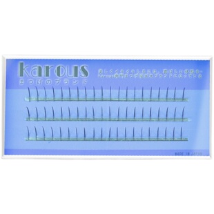 karous网红A型单根假睫毛嫁接仙女睫毛仙子毛超软自然卷翘三叶草