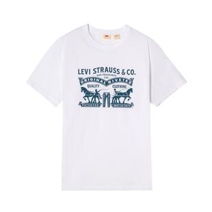 Levi's李维斯冰酷系列26年春夏新款情侣凉感美式复古印花短袖T恤