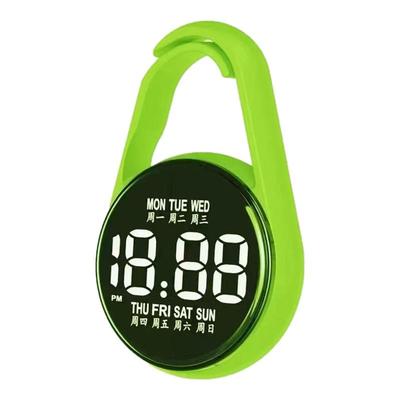 水滴无声车载电子表挂表夜光小挂表随身电子表便携电子礼品防水表