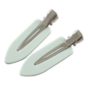 AM1013纯色醋酸无痕发夹女侧边前额刘海边夹小卡子化妆发卡鸭嘴夹