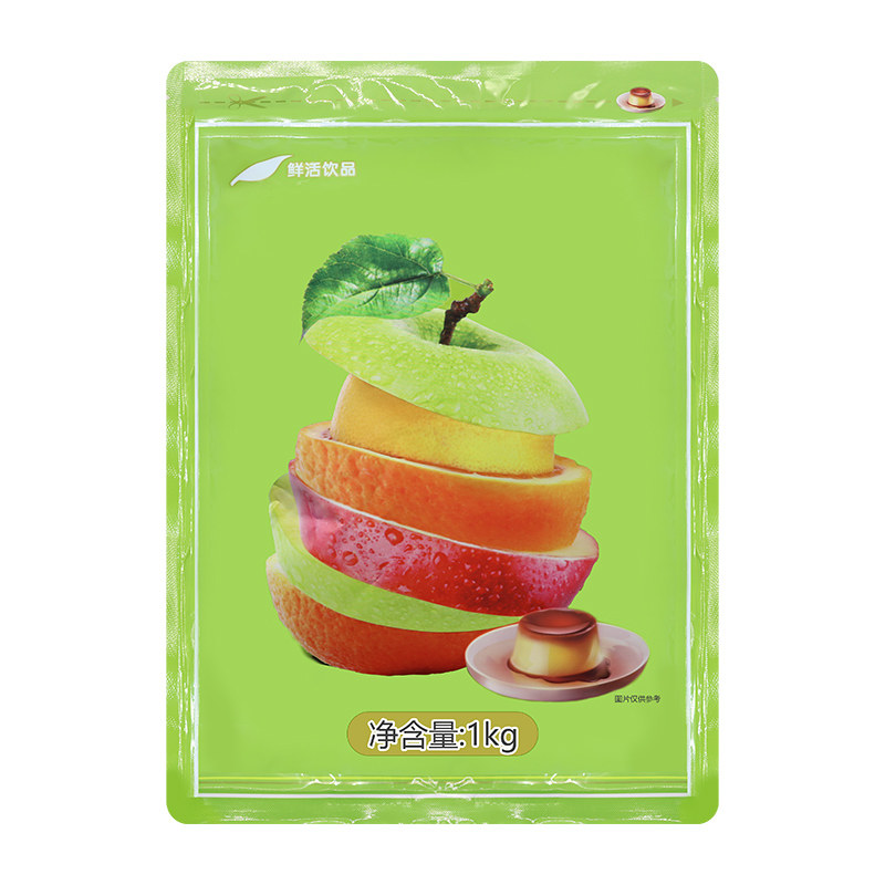 黑森林鲜活奶茶原料1kg布丁粉