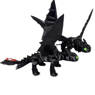 【萌翼龙族】3d打印驯龙飞龙无牙关节可动玩具摆件礼物儿童夜光