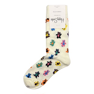 happysocks袜子女瑞典ins潮袜网红款四季纯棉袜品外穿百搭中筒袜