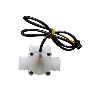 4分水流量传感器耐温耐酸碱耐腐 医疗化工霍尔水流量计G1/2牙