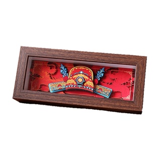 3D立体多层纸艺实木质相框 复古风夏蝉一鸣惊人状元郎摆件送礼物