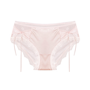 甜酒恋歌~高颜值女生法式蕾丝女款内裤女2026新款透气三角裤女士