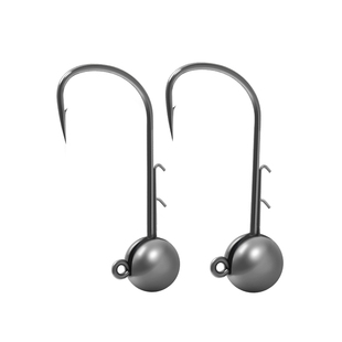 路亚钨钢铅头钩缓沉钨钢微铅1克黑坑软饵鲈鱼鳜鱼大钩门高比重饵