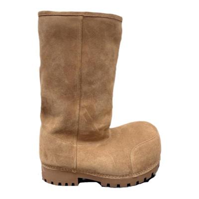 加绒保暖大头靴皮毛一体雪地靴女