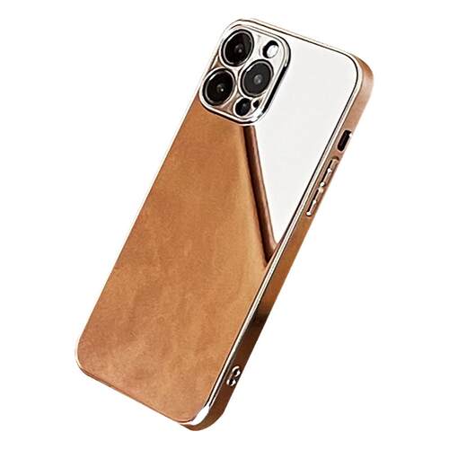 高级感玻璃镜子镜面适用于苹果iPhone18ProMax/17ProMax手机壳化妆镜极简简约16/15/14电镀银边13/12保护套