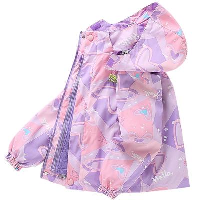 拉夏贝尔2023冲锋衣女童