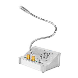 新款窗口对讲机玻璃对讲器银行柜台扩音器双向对机讲话机话筒乐邦