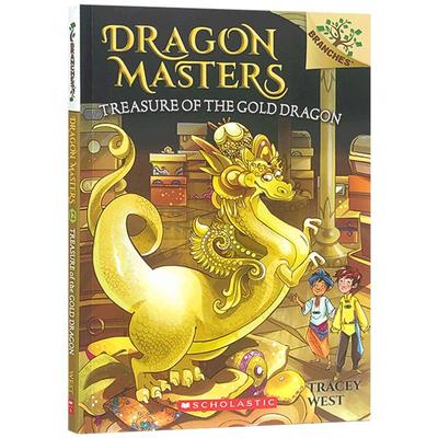 Scholastic学乐大树Branches系列 Dragon Masters#12:Treasure of the Gold Dragon 英文原版章节桥梁书 中小学生课外英语故事阅读