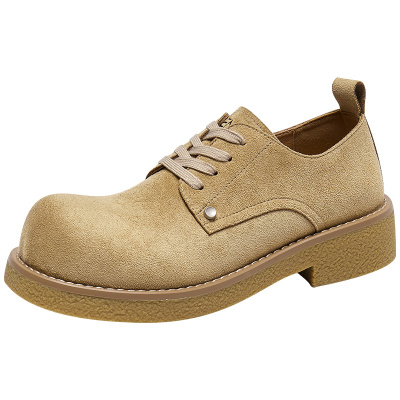 森马德比鞋男款圆头大头鞋皮鞋