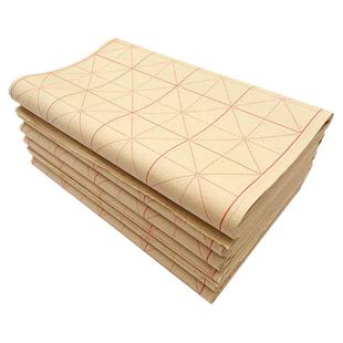 维施毛边纸米字格半生熟宣毛笔字练习纸回米格九宫格书法练字用纸