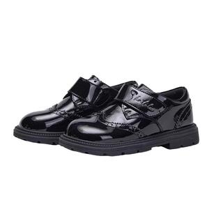 卡特兔儿童黑色小皮鞋2025秋季新品幼儿园儿童礼服鞋舞台演出鞋