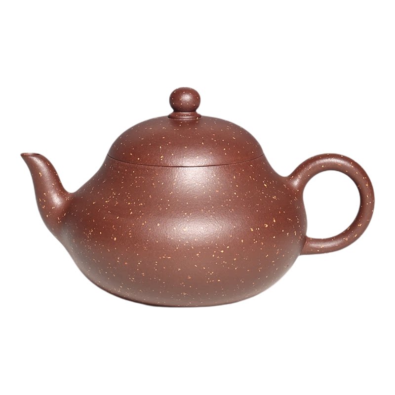 宜兴黄龙山原矿老紫泥铺砂斗茶壶