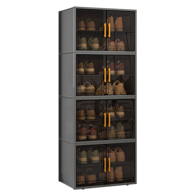 可放45高帮大码鞋●隔板可拆放靴