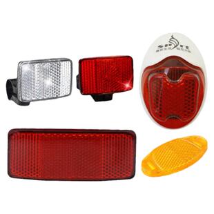 自行车反光片山地车前后警示片货架反光板夜骑辐条灯装饰反光尾灯