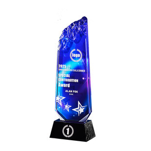 定做水晶奖杯定制创意高档冠军马年奖牌公司企业优秀员工颁奖奖牌