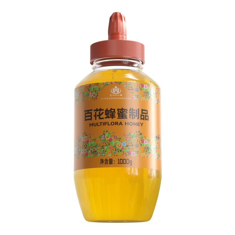 王巢百花蜂蜜制品1kg农家自产野生纯正品商用烘焙奶茶店烧烤实拍图 商品
