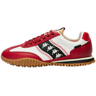 kappa卡帕背靠背2026新款红色运动跑步德训鞋女款阿甘鞋男款男鞋