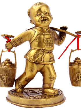 风水摆件装饰品招财送财童