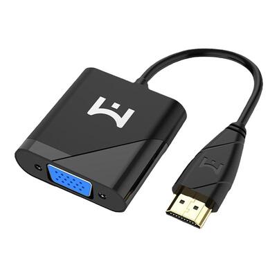 MVTV梦田 HD高清转VGA转换器高清转换头电脑机顶盒电视投影仪显示