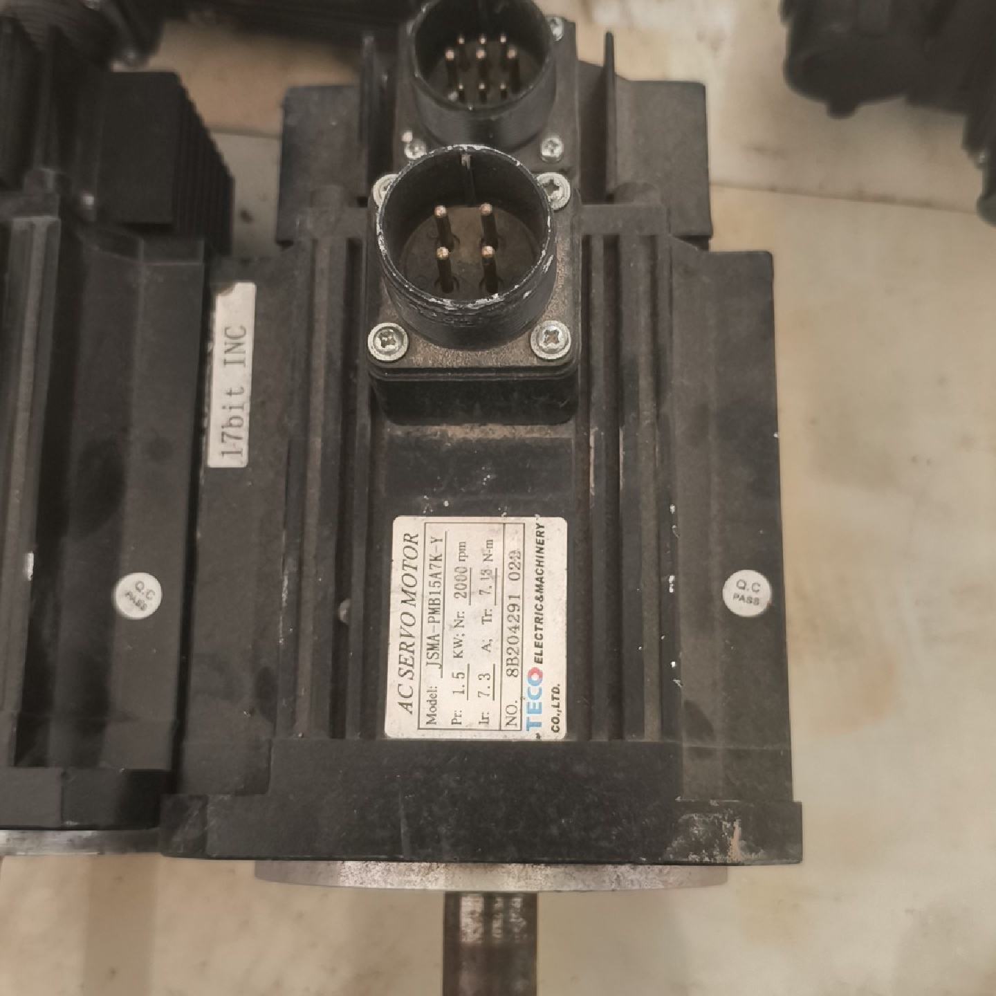 议价东伺服电机JSMA-PMB15A7K-Y，1.5KW功率，适用图片