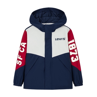 【小软壳加绒】Levis李维斯男童外套儿童风衣新款过年衣服拜年服