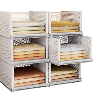 佳帮手收纳架置物架子柜子衣柜抽拉分层隔板杂物宿舍收纳神器塑料