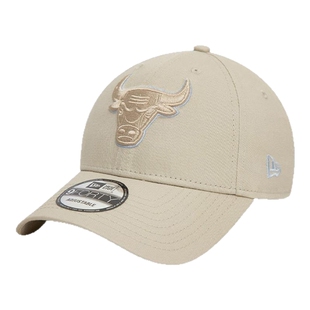 NewEra官方NBA公牛球队描边系列运动休闲棒球帽弯檐遮阳帽