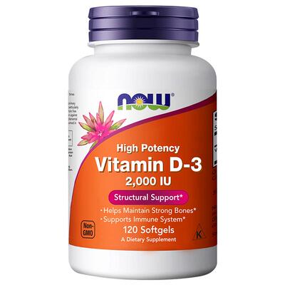 NOW诺奥维生素d3k2补钙搭档