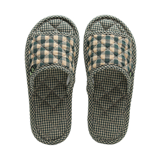 新款儿童布艺亲子款静音无声可机洗室内居家一家三口手工四季拖鞋