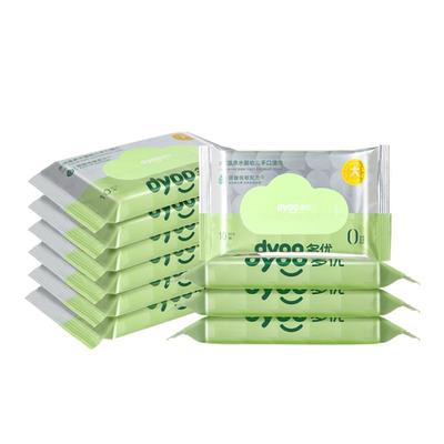 多优温泉水幼儿手口湿巾12包10包