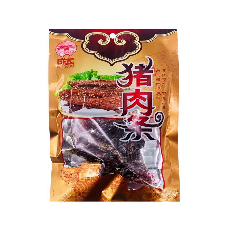 成达香辣猪肉条干河池宜州特产