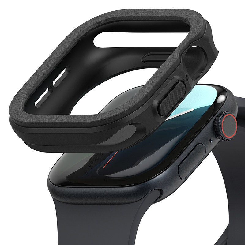 韩国Ringke手表壳适用苹果Apple WatchS11/10防摔橡胶保护套软壳