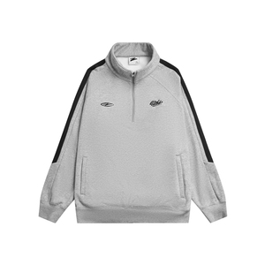 有志者UZIS运动卫衣加绒加厚男秋冬半拉链篮球训练服健身上衣出型