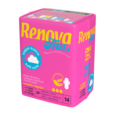 Renova葡萄牙进口棉柔卫生巾