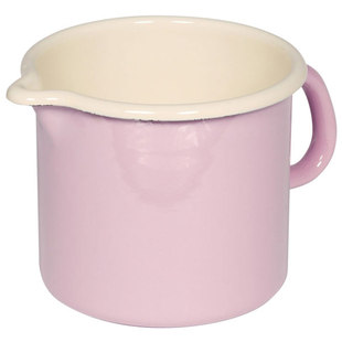 奥地利制造百年经典Riess 手工搪瓷抗菌珐琅彩色鸟嘴杯奶锅酱料锅