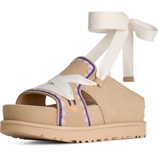 UGG夏季新款女士时尚刺绣休闲金星波西米亚凉鞋明星同款 1175133