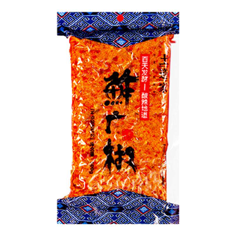 土道家鲊广椒鲊辣椒榨广椒渣海椒