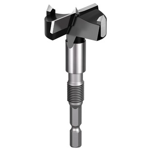 外螺纹木工开孔器六角柄手电钻铰链35mm扩孔神器木头打孔钻头加长