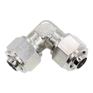 气动气管快拧接头 直角90度弯头弯通YPN-J 6x4  8x5  12x8 铜镀镍