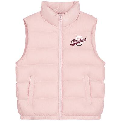 斯凯奇男女童轻薄三防羽绒马甲